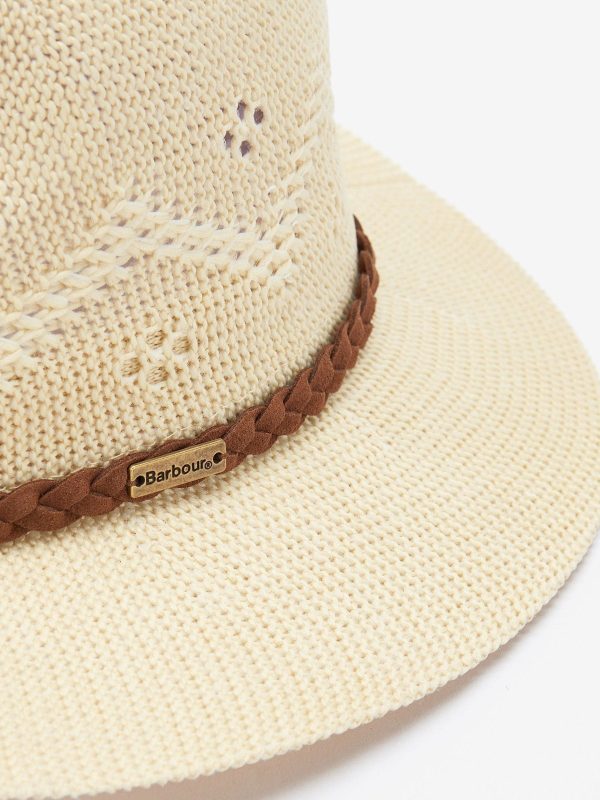 Natural Flowerdale Crochet Trilby Summer Hat - 图片 4