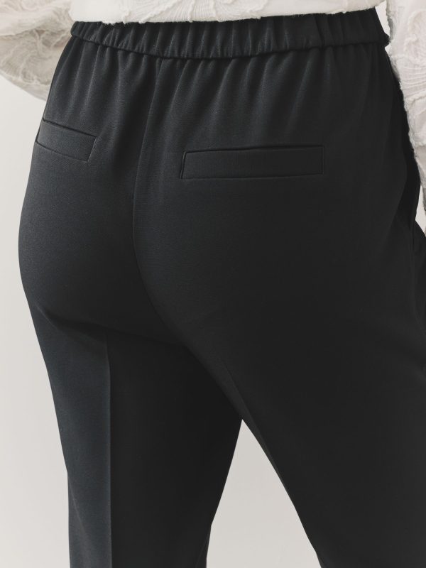 Black Tailored Skinny Trousers - 图片 5