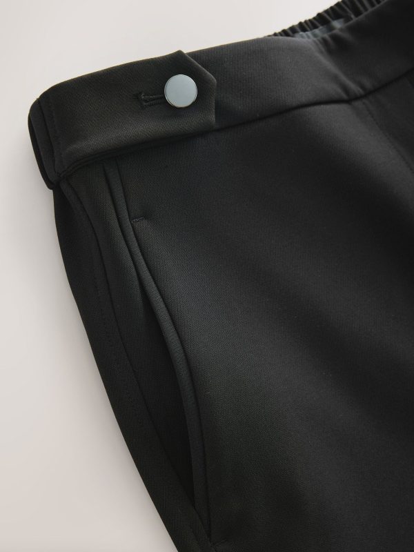 Black Tailored Skinny Trousers - 图片 8