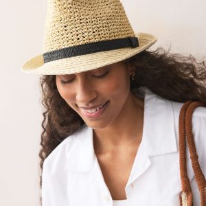 Neutral Trilby Hat
