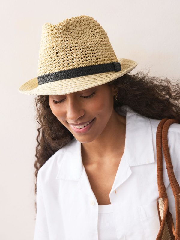 Neutral Trilby Hat