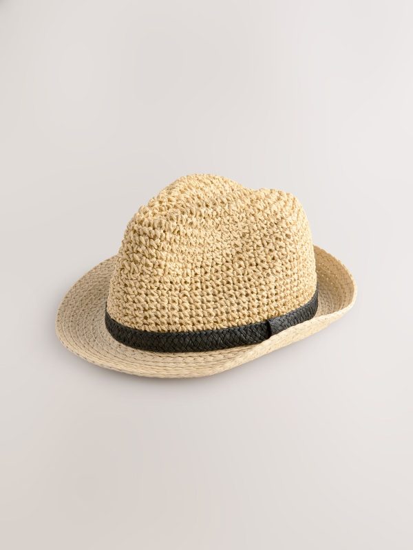 Neutral Trilby Hat - 图片 4