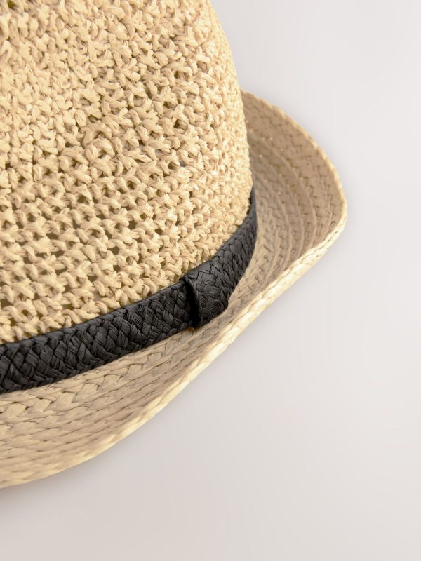 Neutral Trilby Hat - 图片 5