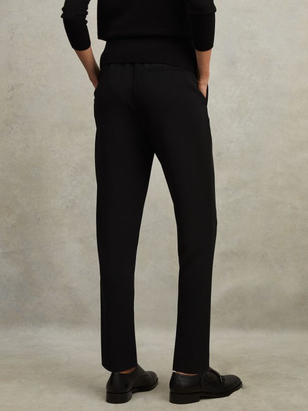 Black Hailey Petite Tapered Pull On Trousers - 图片 5